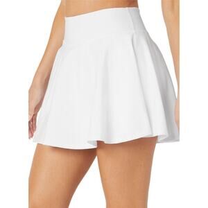 NWT Beyond Yoga Spacedye Hot Shot Circle Skirt Cloud White Sz Small